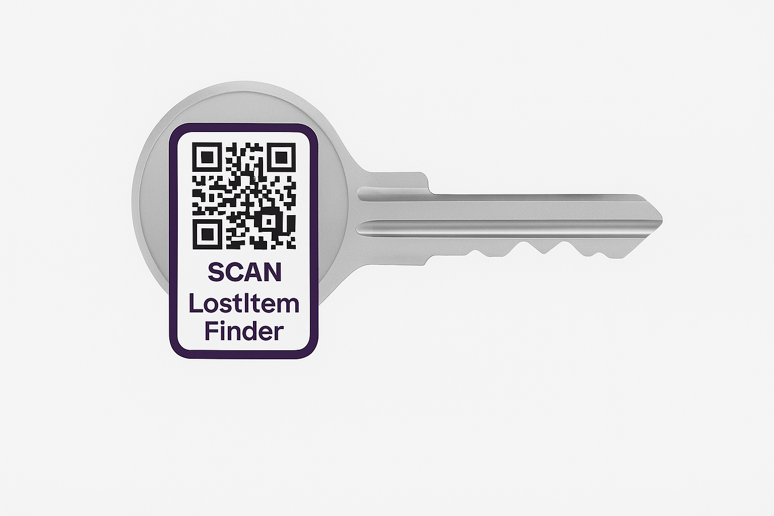 QR code on keys example